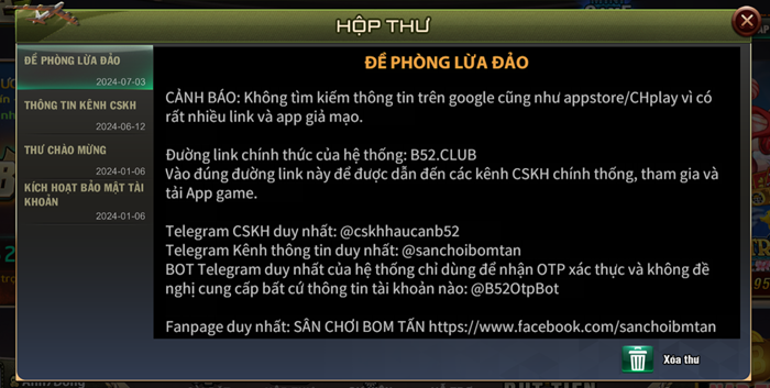 tong quan ve game b52